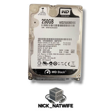 💻 WD Black 250GB 7200RPM SATA 2.5" HDD WD2500BEKX ⚙️