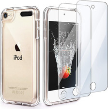 Ipod Touch 7 Case, Touch 6/5 Case with 2 Screen Protectors, Slim Soft TPU Bumper