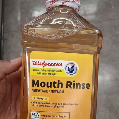 Walgreens Antibacterial Mouthwash Antigingivitis Antiplaque Rinse