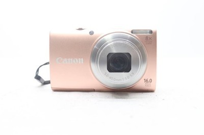 Canon PowerShot A4000 IS 16MP Pink Digital Camera 8x Optical Zoom f/3.0