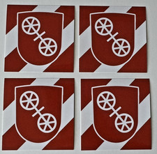 Mainz Stadtwappen Aufkleber Sticker Ultras 100 Stück❗️