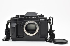  Top Mint LCD Work Contax RTS III 35mm Film Program Camera Black From Japan