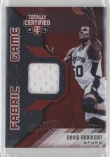 2015 Totally Certified Fabric of the Game Materials Red /99 David Robinson 0e5c