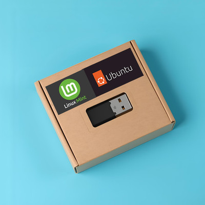 Linux Mint 22.2 Cinnamon Edition and Ubuntu Desktop 24.04.3 LTS USB