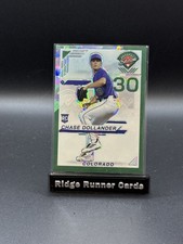 2025 Panini Prospect Edition CHASE DOLLANDER Rookie Green Cracked Ice #/149