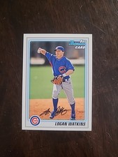 2010 Bowman Logan Watkins RC Prospects #BP11 Chicago Cubs Rookie 1st Card