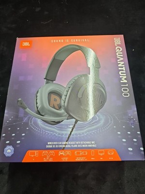 JBL Quantum 100 Headphones Over Ear Gaming Headset With Microphone 
