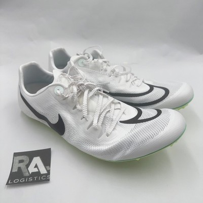 Size 10 Nike Zoom Ja Fly 4 White Black Bright Spruce DR2741 102 Men's Sprinting