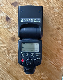 Canon Speedlite 580EX II TTL Zoom Hot Shoe Flash for EOS Case Box Manual