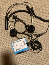 Sennheiser SH350 IP Binaural Headset + USB-ED01 und extra Phantom XLR Adapter