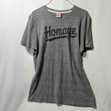 HOMAGE Grey Tri-Blend T-Shirt Men’s Medium Made in USA