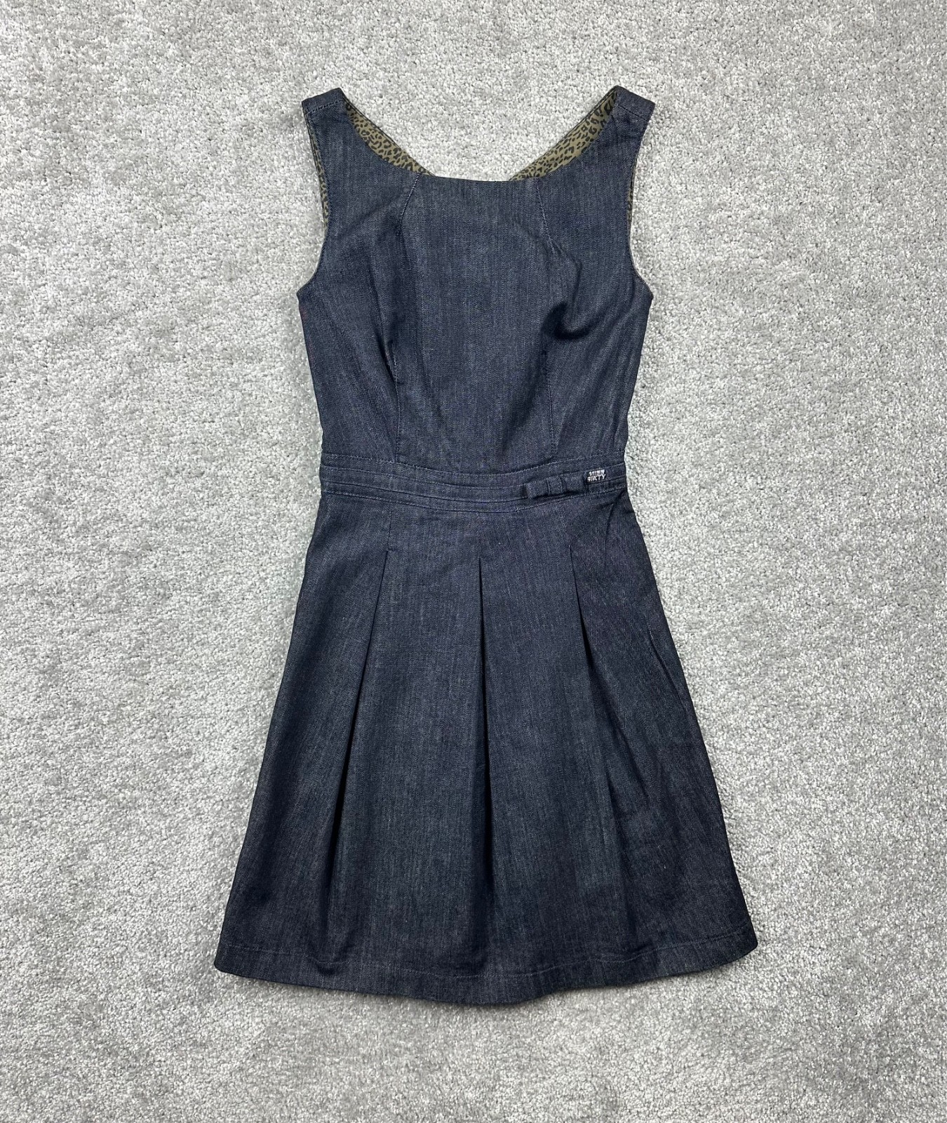 Miss Sixty Denim Dress Women Size XS Y2K 00s Avant Garde