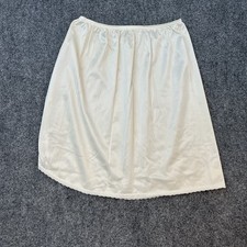 Vassarette Vintage Women's Skirt Slip Size S White