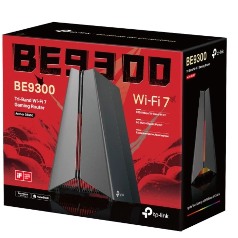 TP-LINK ARCHER-GE550 ARCHER BE9300 WI-FI 7 TRI-BAND GAMING ROUTER EASYMESH 5Gb
