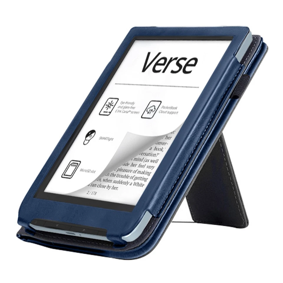 For Pocketbook Verse/Verse Pro Smart Case Leather Handheld E-Reader Cover Stand - Image 4 of 4