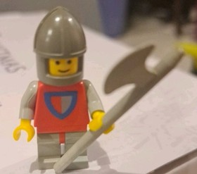 LEGO 6077 677 Knight&rsquo;s Procession Original Cart Carrier With 🪓 