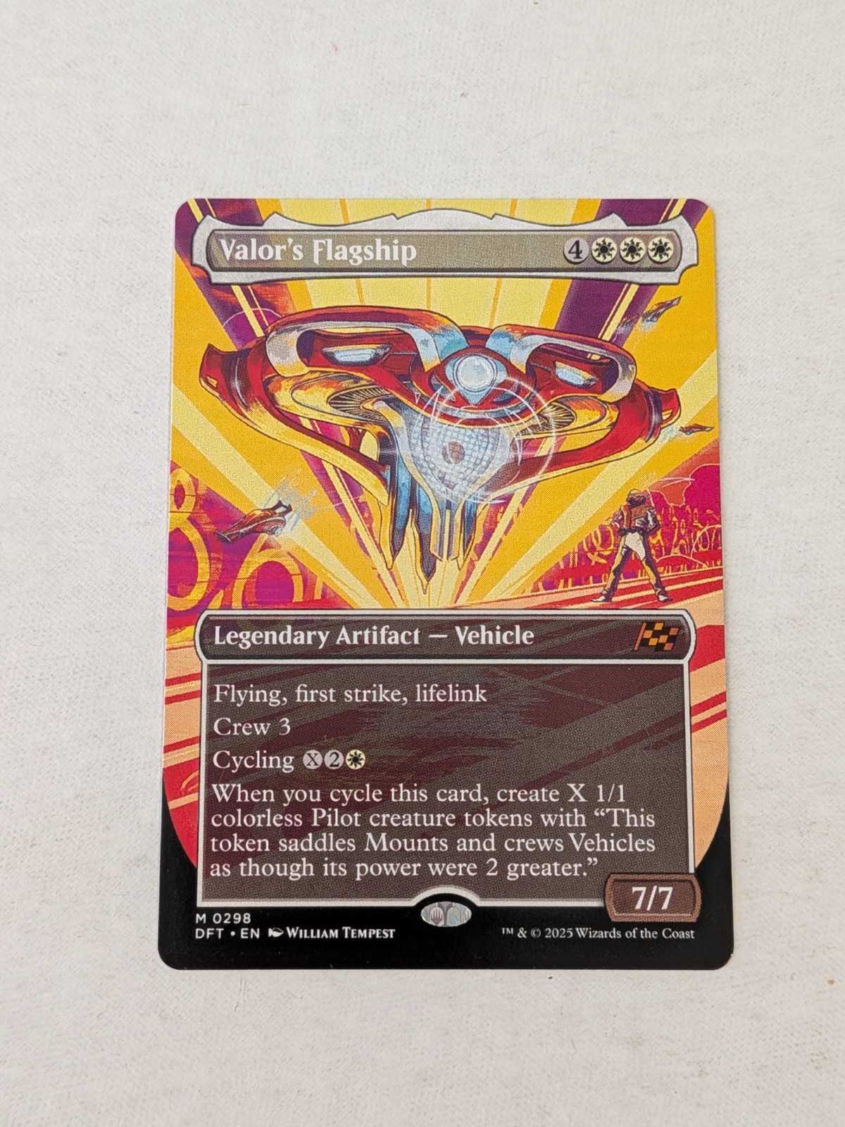 Valor's Flagship (Borderless) Aetherdrift Regular