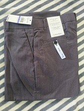 Calvin Klein Boys Gray Dress Pants Slim Fit Flat Front Stretch Pockets Polyester