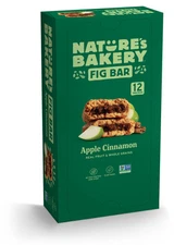 Nature's Bakery Apple Cinnamon Whole Wheat Fig Bars 12 Twin Packs Vegan Snack