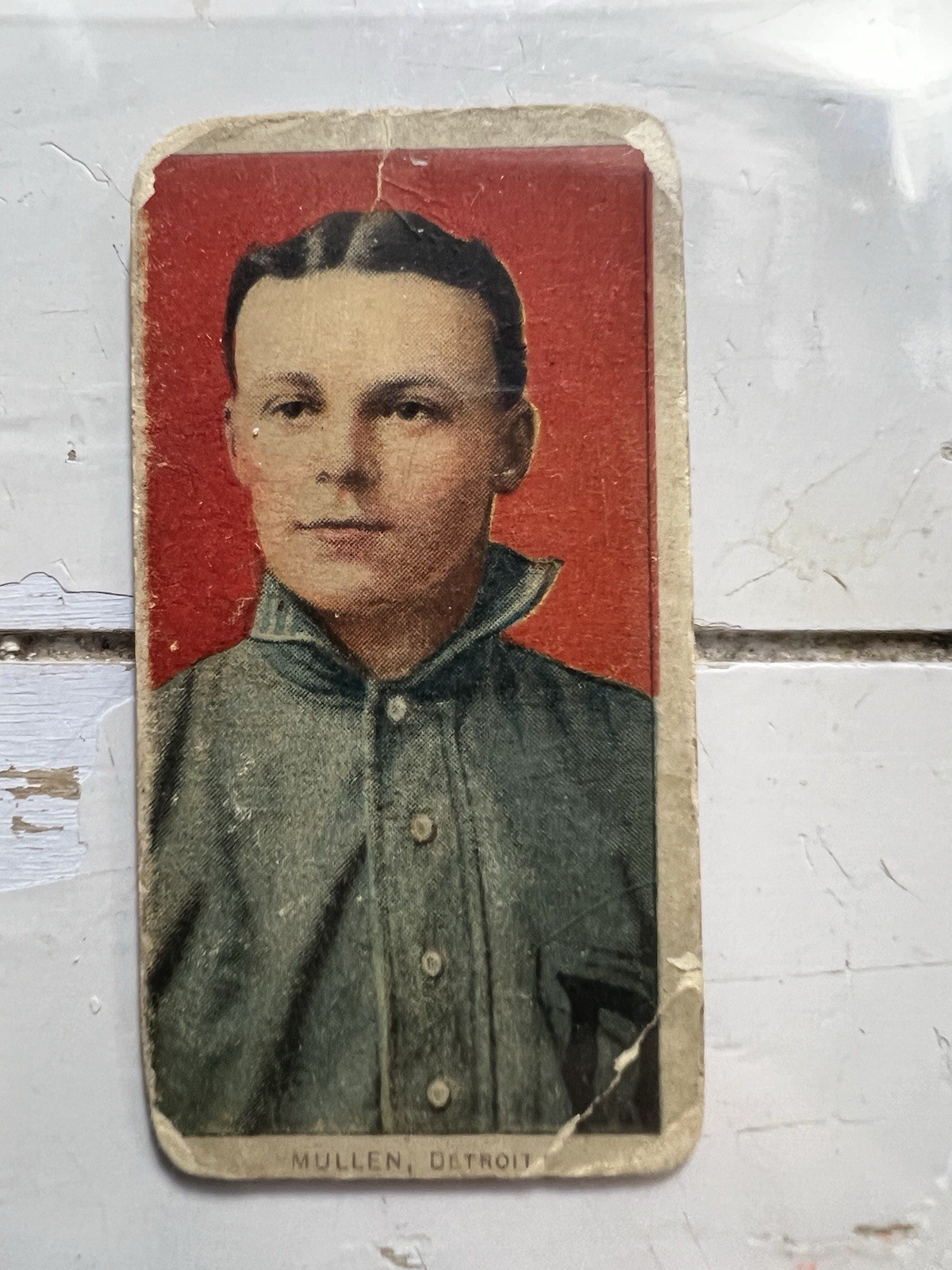 1909-11 T206 George Mullen Portrait Detroit American Beauty 350 Back Poor/Fair