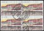 Iceland #755 Used block of 4 — photo 1