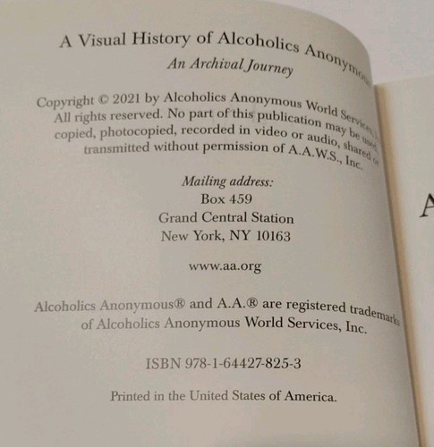 2021 A Visual History of Alcoholics Anonymous: An Archival Journey Mini Book - Picture 10 of 10