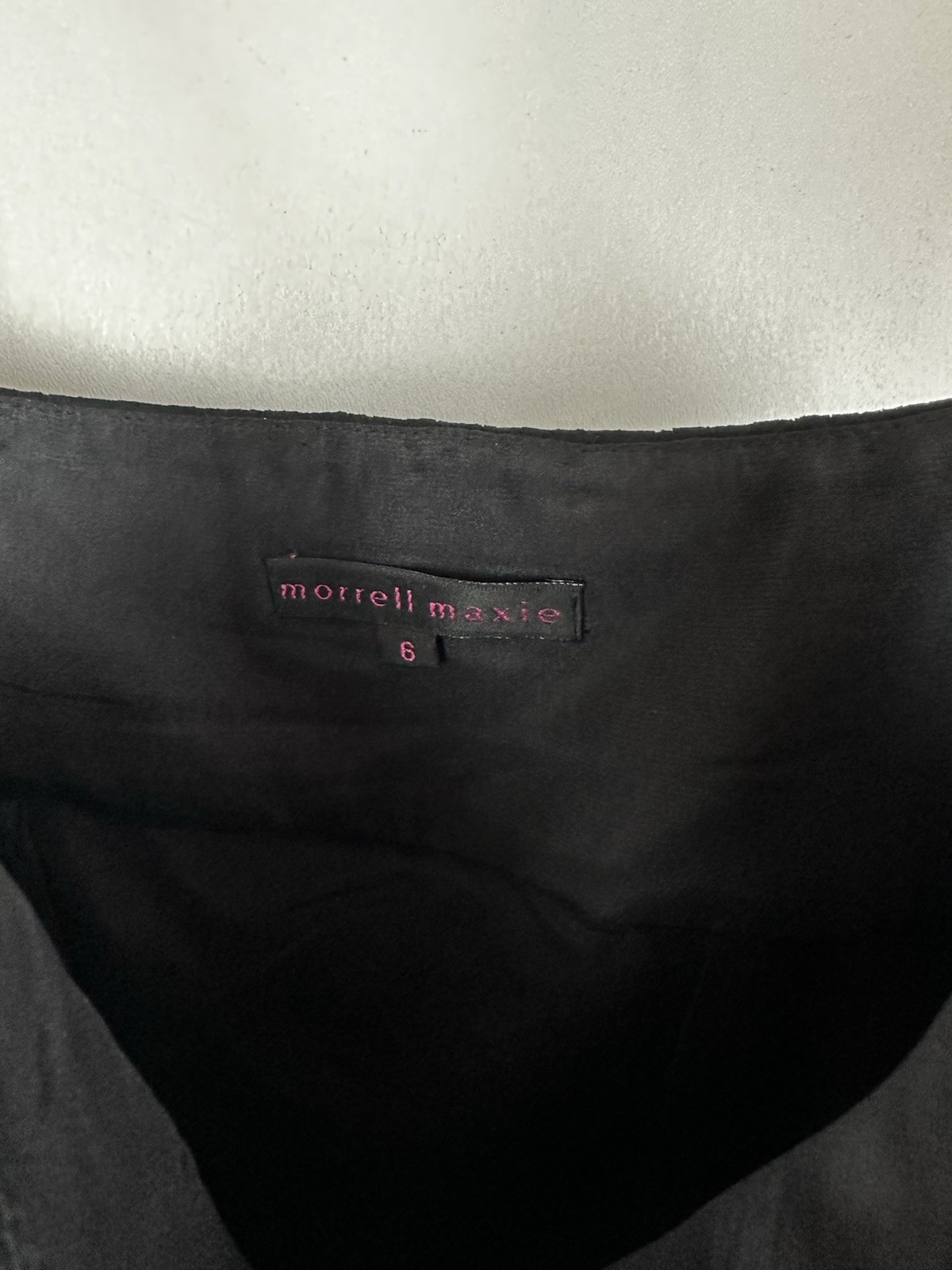 Morrell Maxie Dress Womens Size 6 Black Beaded y2k Gown Small Fairy