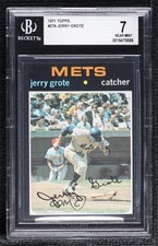 1971 Topps Jerry Grote #278 BGS 7 0q3