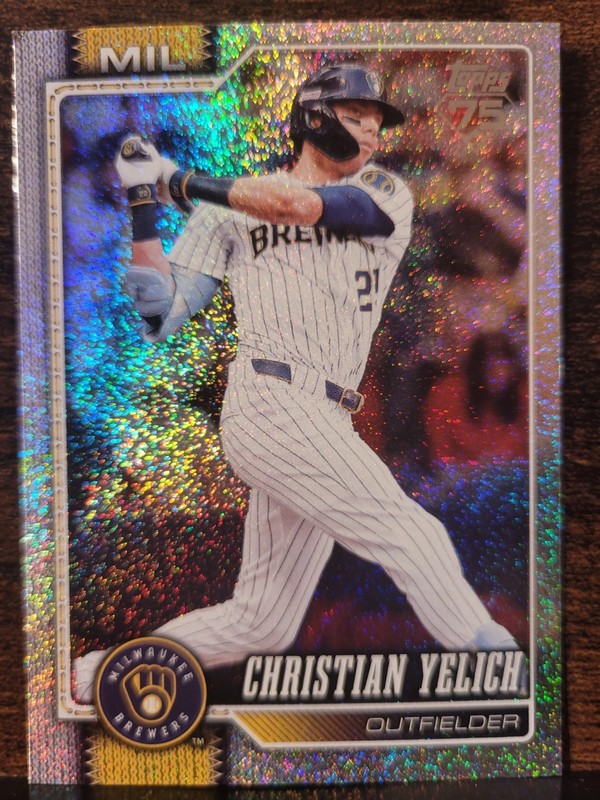 2026 Topps Rainbow Foil #154 Christian Yelich MLB Milwaukee Brewers 