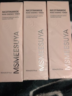 3X Msmeesuya Nicotinamide Rose Essence Toner 5.07 Oz, 10/28 Exp