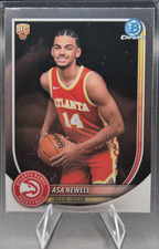 Topps 2025 Bowman Chrome Asa Newell #BCV-23 Atlanta Hawks Rookie NBA