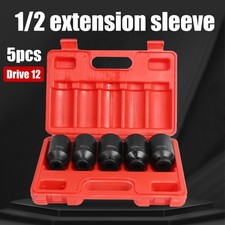 1/2" Drive Deep Impact Axle Hub Nut Socket Set 12 Point 30mm/32mm/34mm/35mm/36mm