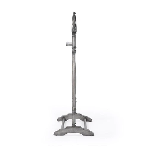 Judson Powder Grey Wood Valet Stand - Picture 4 of 8