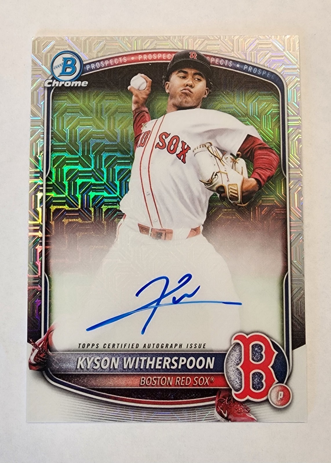 2025 Bowman Draft Mega Box Kyson Witherspoon Mojo Autograph #BMA-KW