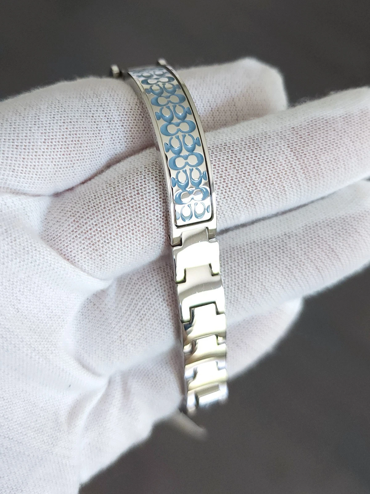 Nuovo orologio COACH donna Delancey cassa 23 mm monogramma bracciale 14502375