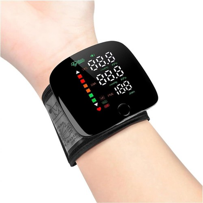#ad Wrist Blood Pressure Monitor Heart Rate LED LCD Screen Machine Voice Broadcast $22.99