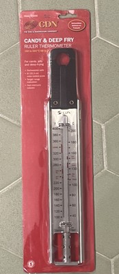 CDN Candy & Deep Fry Ruler Thermometer TCG400 Stainless, DW Safe. FAST ...