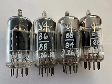 Vintage MATSUSHITA "MULLARD" ECC83 12AX7 45° O GETTER Tube Hi Fi Guitar Amp