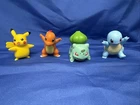 Jazwares Pokémon Pikachu Bulbasaur Squirtle Charmander Battle Figure Set loose