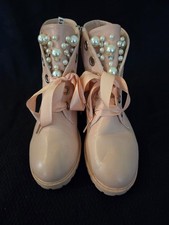 Pink Pearl and rinestone Sneakers