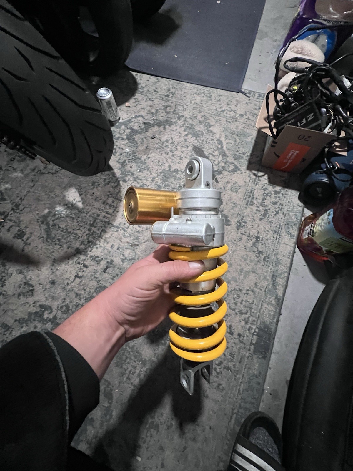 06-16 YAMAHA YZF R6 OHLINS REAR BACK SHOCK ABSORBER SUSPENSION YA6061