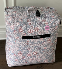 $420 RALPH LAUREN Maddie Floral  Blue /Red Co...