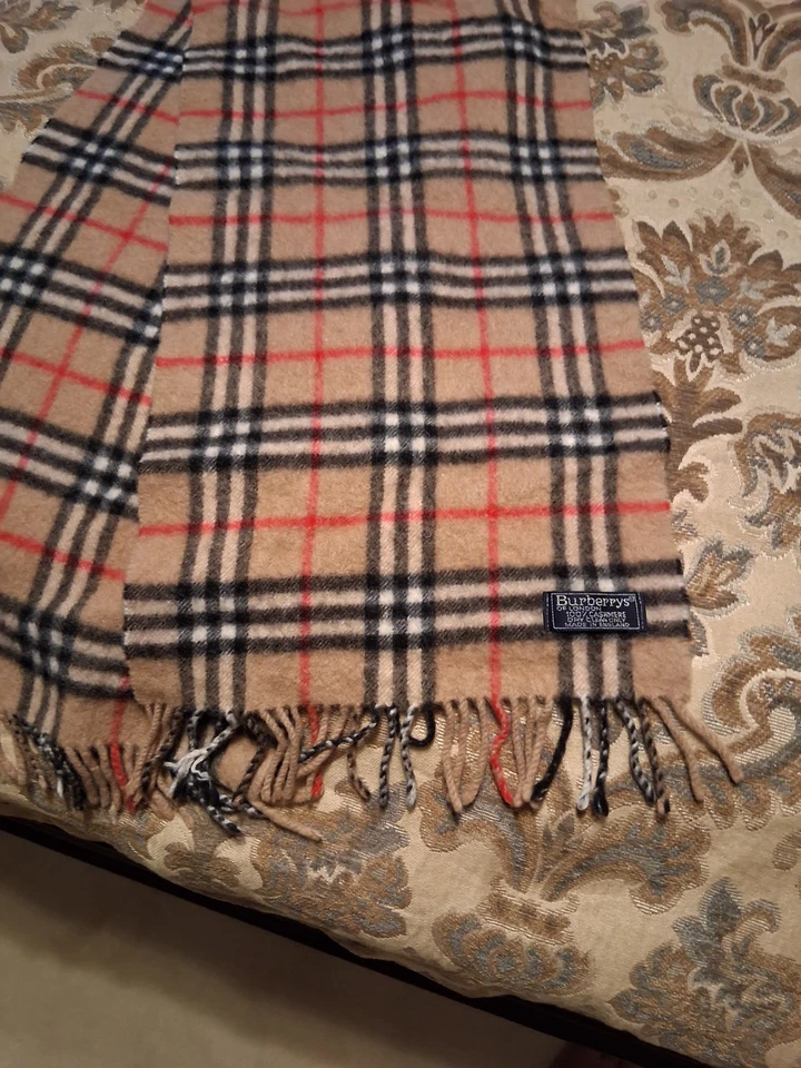 Bufanda de cachemir a cuadros Burberry - Imagen 2 de 3