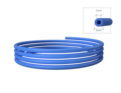 Advanc3D 2x4mm Pneumatik PTFE Schlauch 1m für 1.75mm Filament Tube 3d Drucker
