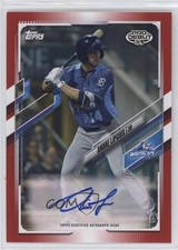 2021 Topps Pro Debut Red Auto 9/10 Andre Lipcius #PD-135 Auto 5v0