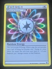 Pokemon Card Rainbow Energy XY Base Set Uncommon 131/146 LP