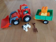 LEGO Duplo Traktor mit Anhänger Bauernhof Tierpark