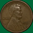 1926-S Lincoln Wheat Cent Very Fine VF Coin #39566