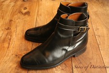 Alfred Sargent For Shipton & Henege Black Leather Jodhpur Boots Shoes UK 9