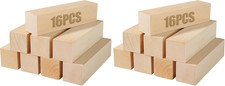 16PCS Basswood Carving Blocks 6 X 1.5 X 1.5 Inch Whittling Wood Blocks Wooden Bl